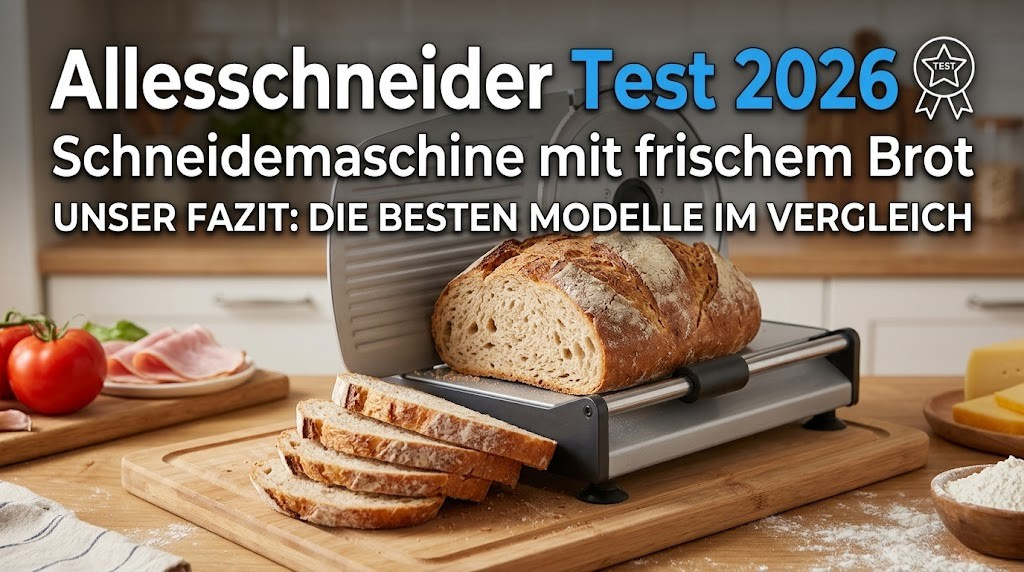 Allesschneider Test 2026 – Schneidemaschine mit frischem Brot