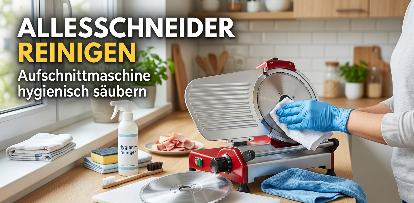 Allesschneider reinigen – Aufschnittmaschine hygienisch säubern